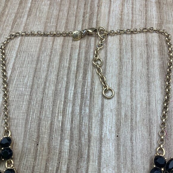 J. Crew Black Lucite Gold Tone Necklace - Picture 7 of 8